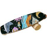 Wudie Rocket Balance Board Ahşap Denge Tahtası Yüksek Dirençli Ergonomik Tasarım ile Ev ve Spor Salonu Uyumlu