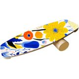 Wudie Rocket Gym Board Ahşap Baskılı Denge Tahtası Yüksek Dirençli Ergonomik Tasarım Fitness Ekipmanı