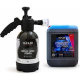 Wühler %95 Cilalı Mavi Oto Şampuanı 5 Lt + 🎁 Hediye Köpük Atan Basınçlı Pompa 2 Lt