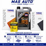 Wunder Volkswagen Golf 7 Audi A3 Seat Leon Skoda Octavia Jetta 1.4 Tsı Bakım Kiti Liqui Moly Top Tec 4200 5W30