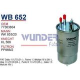 Wunder Wb652 Yakıt Filtresi - Fiat Doblo 1.9 Jtd - Fiorino Jtd - Punto 1.3 Jtd Uyumlu