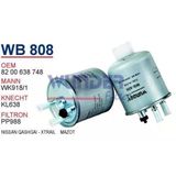 WUNDER WB808 Mazot Filtresi Kangoo III 08- Laguna III 08- Twingo 08- 1.5 DCI 2.0 DCI