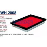 Wunder Wh2008 Wh2008 Hava Filtresi - Honda Civic 1.4 95-01 -V Hatcback 540129273