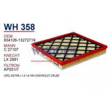 Wunder Wh358 Wh358 Hava Filtresi - Opel Astra J 1,4 1,6 16V-Chevrolet 540128227