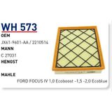 WUNDER WH573 HAVA FİLTRESİ - FORD FOCUS IV 1,0 Ecoboost -1,5 -2,
