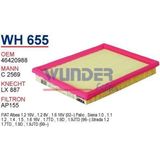 Wunder WH655 Hava Filtresi - Fiat Palio 96 Siena 97 Starada Uyumlu 99