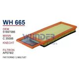 WUNDER WH665 HAVA FİLTRESİ - FİAT FİORİNO-PANDA-QUBO-500L- CİTRO