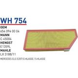 Wunder WH754 Hava Filtresi - Mercedes Cls (C257) E-Klasse/ S-Klasse