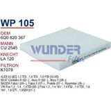 Wunder WP105 Polen Filtresi - Volkswagen Polo Iv - Seat Y.m