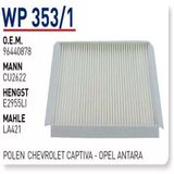 Wunder Wp353/1 Polen Filtresi Chevrolet Captiva - Opel Antara 42424010