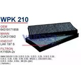 Wunder Wpk210 Polen Filtresi Karbonlu Bmw 5 Serisi E60 Cuk3139 2 Fn8610 Fn8610