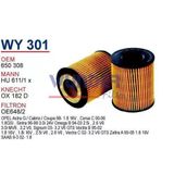 WUNDER WY301 YAĞ FİLTRESİ - OPEL VECTRA 1.8