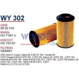 WUNDER WY302 YAĞ FİLTRESİ - OPEL VECTRA B - FRONTERA - OMEGA 2.0D
