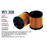 WUNDER WY308 YAĞ FİLTRESİ - OPEL VECTRA 2200 16v - CORSA