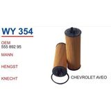 Wunder WY354 Yağ Filtresi - Uyumlu Chevrolet Yeni Aveo (1.4) Benzinli Uzun Tip