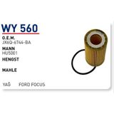 WUNDER WY560 YAĞ FİLTRESİ - FORD FOCUS IV