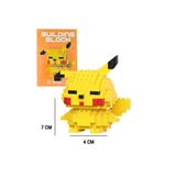 WUNİT Bricks Pikachu Pokemon Ailesi Karakter Figürü 3D Yapboz Puzzle Yapı Oyuncakları