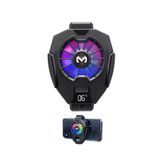 WUNİT DL05 Telefon Soğutma Fanı Metal Yüzey Derece Göstergeli RGB Işık Oyun Hızlandırıcı Radyatör