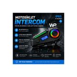 WUNİT K19 Kameralı Takip Cihazlı 64 Gb Sd Kart Hediyeli Telsiz Özellikli İntercom Kask Kulaklığı