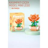 WUNİT Kasımpatı 3D Yapboz Yapı Oyuncağı Çiçek Hediyelik Figür