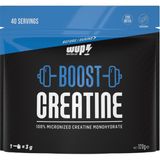WUP Boost Kreatin Monohidrat 120 g 40 Servis Vegan İçerik ile Enerji ve Kas Gelişimi Destekler