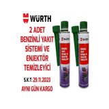 Würth 2 Adet Benzinli Yakıt Sistemi Ve Enjektör Temizleyici 300 Ml*2 Adet
