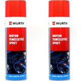 Würth 2x Motor Temizleyici Sprey 500 ml (Su Gerekmez) - 1 - Kırmızı