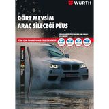 Würth 4 Mevsim Araç Sileceği Plus 400MM 16'' - Universal
