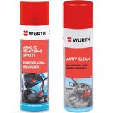 Würth Aktif Temizleme Köpüğü 500 ml + Araç Içi Bakım Spreyi 500 ml - Genel - Çok Renkli