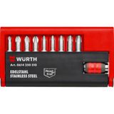 Würth Bits Uç Seti Paslanmaz Çelik 1/4 10 Parça