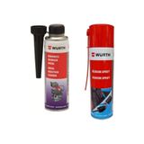 Würth Dizel Yakıt Sistem. ve Enjektör Temizleyici 300 ml + Silikon Sprey 500 ml 2'li Set
