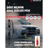 Würth Dört Mevsim Araç Sileceği Plus 325 mm 13” 9 Farklı Aparat Cam Sabunu Hediyeli