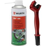 Würth Hhs 100 Drylube 400 Ml+Motosiklet Zincir Temizleme Fırçası