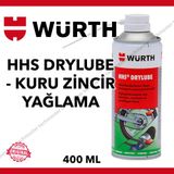 Würth HHS Drylube Tutunma Özellikli Kuru Zincir Yağlama Spreyi