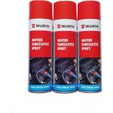 Würth Hızlı Motor Temizleme Spreyi 500 ml 3'lü Set Universal Araçlar İçin Etkili Temizlik Özellikleri