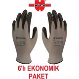 Würth Iş Güvenliği Eldiveni Mekanikçi Siyah No 9/L 6 Adet