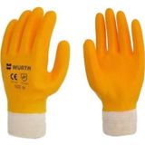 WÜRTH İŞ GÜVENLİK ELDİVENİ NİTRİL SARI NO:10