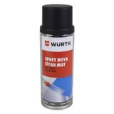 Würth Mat Siyah Sprey Boya 400ML Oto Boyası Kalite Kolay Uygulama