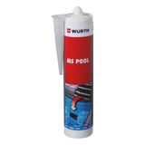 Würth MS Pool Havuz, Su Altı Yapıştırıcı Sızdırmaz Beyaz Silikon 290 ml
