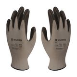 Würth Nitril İş Mekanikçi Teknisyen Usta Eldiveni No: 9 12'li - Gri - Siyah