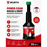 Würth Power Clean Benzin Ve Hibrit Enjektör Temizleyici 200 Ml | Yakıt Sistemi Temizleyici