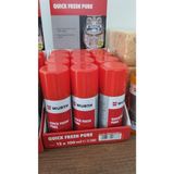 Würth Quick Fresh Pure 100 ml Klima Koku Bombası Araç Içi Tazeleme Spreyi Kötü Koku Giderici (1 Adet) - Standart - Çok Renkli