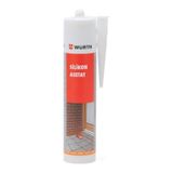 Würth Silikon Asetat Şeffaf 310 Ml Şeffaf