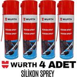 Würth Silikon Sprey 500 ml Made In Germany - 4 Adet