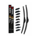 Würth Skoda Superb Supermute 2'Li Muz Silecek Takımı 2015-2022 Sedan (650Mm+450Mm)