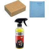 Würth Würth 3 Lü Set Oto Yıkama Süngeri, Sentetik Güderi Bez, Jant Temizleme Spreyi 400 ml Jant Temizleme Seti