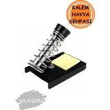 Wuvera Metal Yaylı Kalem Havya Standı – Lehimleme İşlemlerinizde Güvenli Destek!