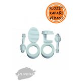 Wuvera Plastik Klozet Kapak Montaj Vidası Seti