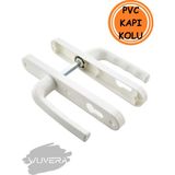 Wuvera Pvc Kapı Kolu Takımı – Sert Plastik, Vidalı Montaj ile Pratik Kullanım - 1