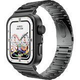 Wvar GW12 Mini 3 Kordonlu Bayan Kalobee Akıllı Saat - Siyah